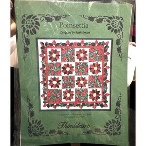 New Poinsettia desiged by Ruth Jensen 2002 Thimbleart